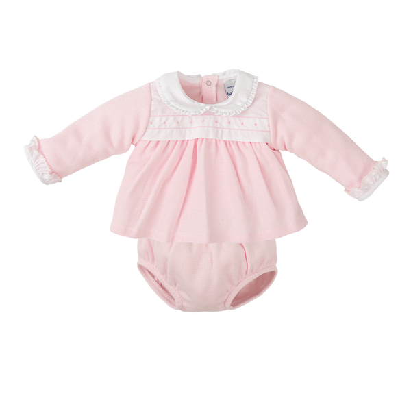 Babidu Baby Girl Pale Pink Top and Jam Pants Set 41630